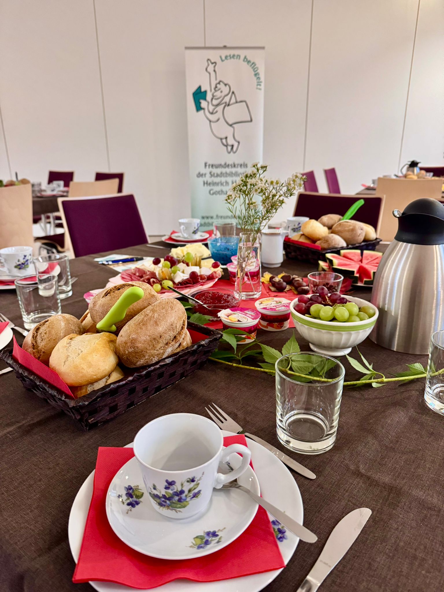 Premiere für das Literarische Frühstück am 11. Oktober 2025